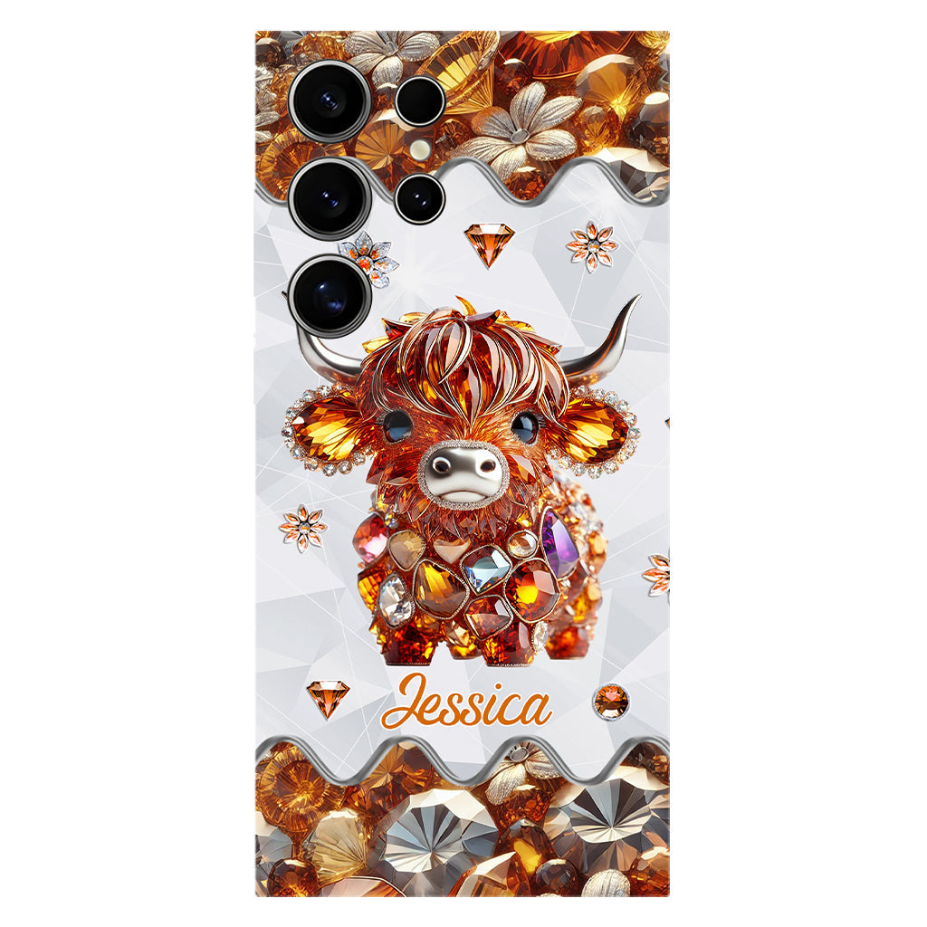 Just A Girl Who Loves Highland Cows - Personalized Full Print Phone Case