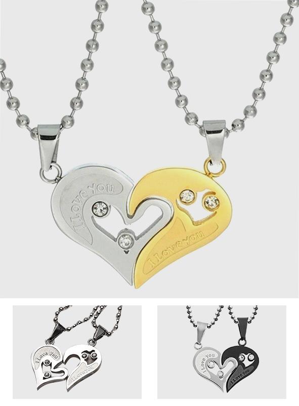 I Love You - Couple I Love You Necklace