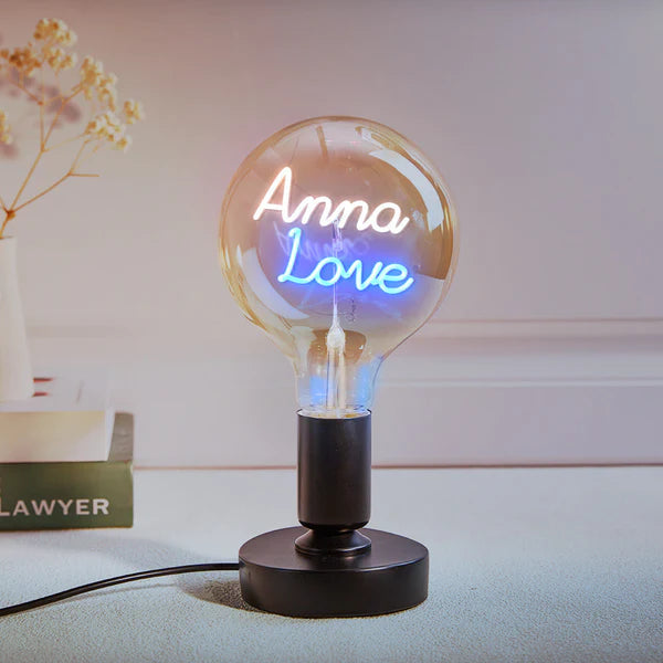 Any Name Light Bulbs - Personalized Any Name Light Bulbs Lamp