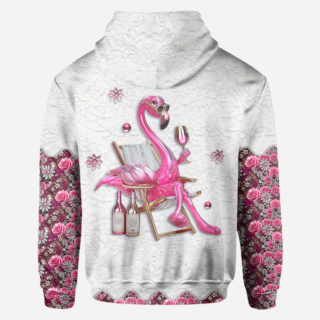 Be a Flamingo In a Flock of Pigeons - Personalized Flamingo All Over Shirt