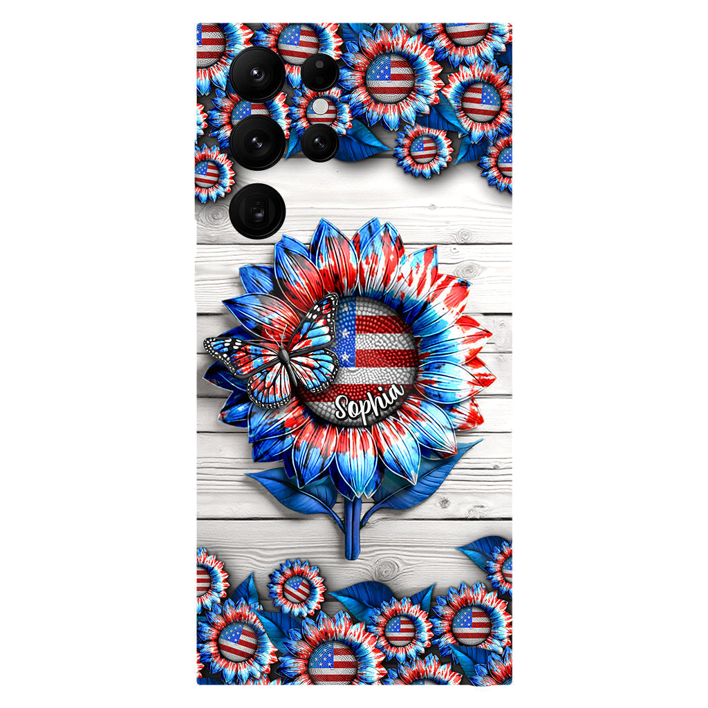 Love America - Personalized Independence Day/ 4th of July Full Print Phone Case