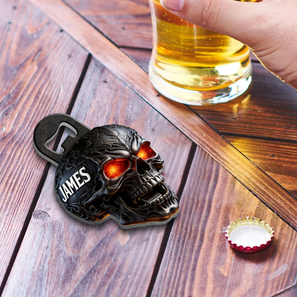 Cool Skull - Personalized Skull Bottle Opener