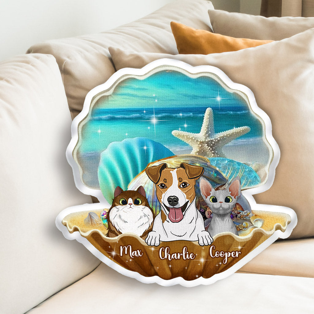 Little Cuties - Personalized Dog Shaped Pillow