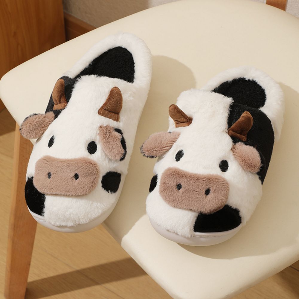 Cow Cotton Cow Slippers - gift for anyone - Slippers