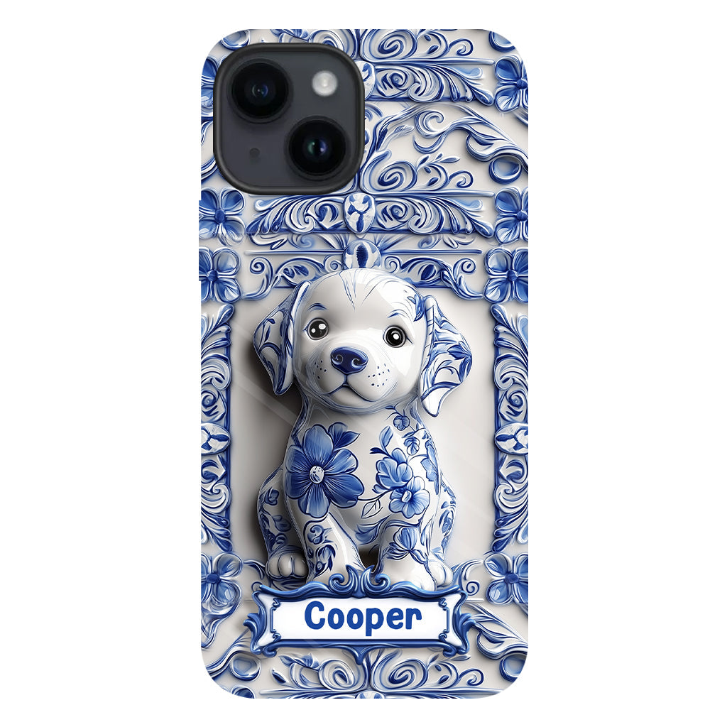 Cute Labrador Retriever - Personalized Dog Full Print Phone Case