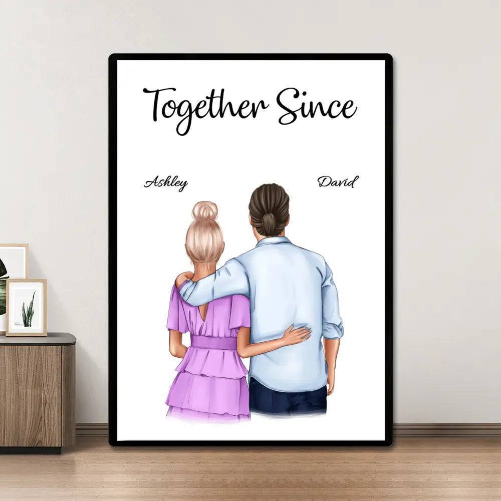 United in Love - 'You & Me, We Got This' Personalized Poster or Canvas for Couples