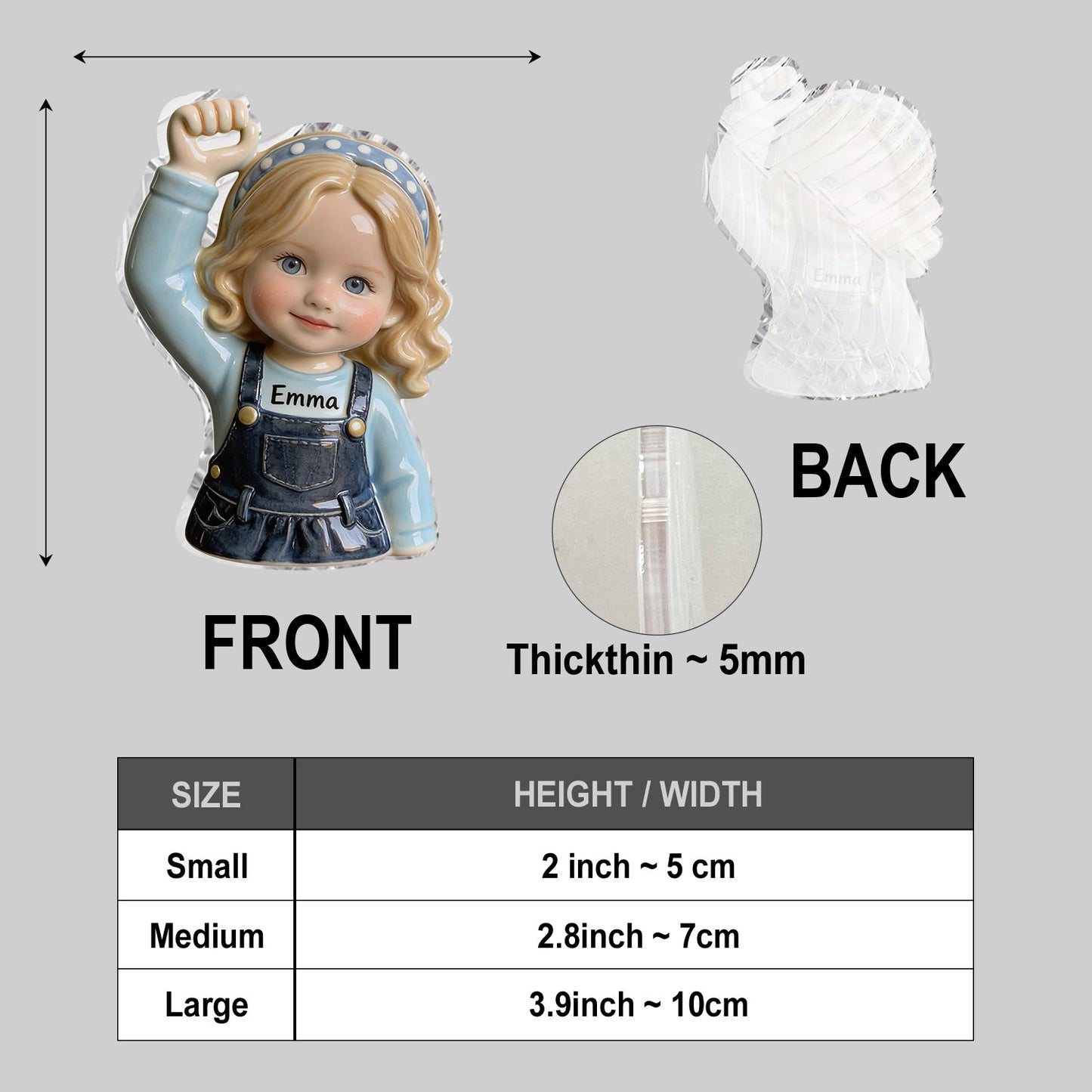 Blooming Joy - Personalized Kid Magnetic Flower Vase