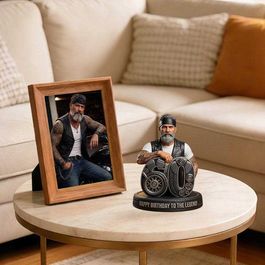 Custom Any Photo Birthday Celebration - Personalized Birthday Premium 3D Figurine