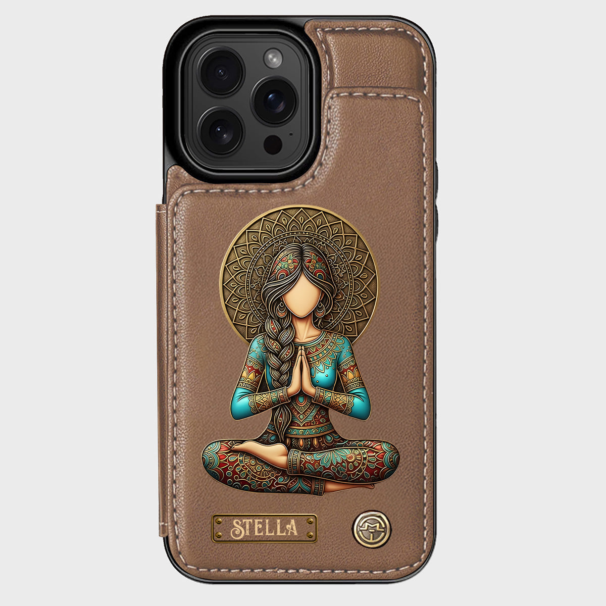 Lose Your Mind Find Your Soul - Personalized Yoga Wallet Phone Case