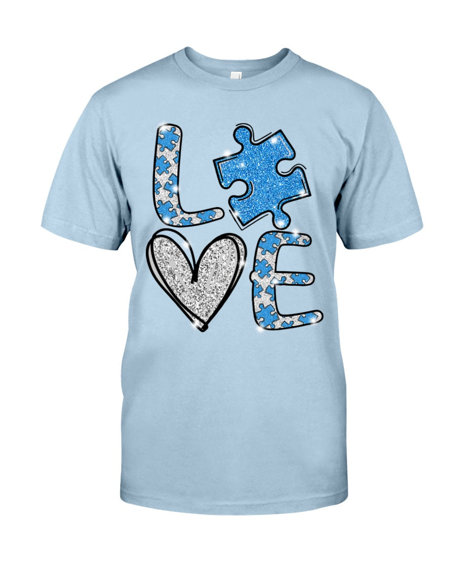 Love - Autism Awareness T-shirt and Hoodie 0921