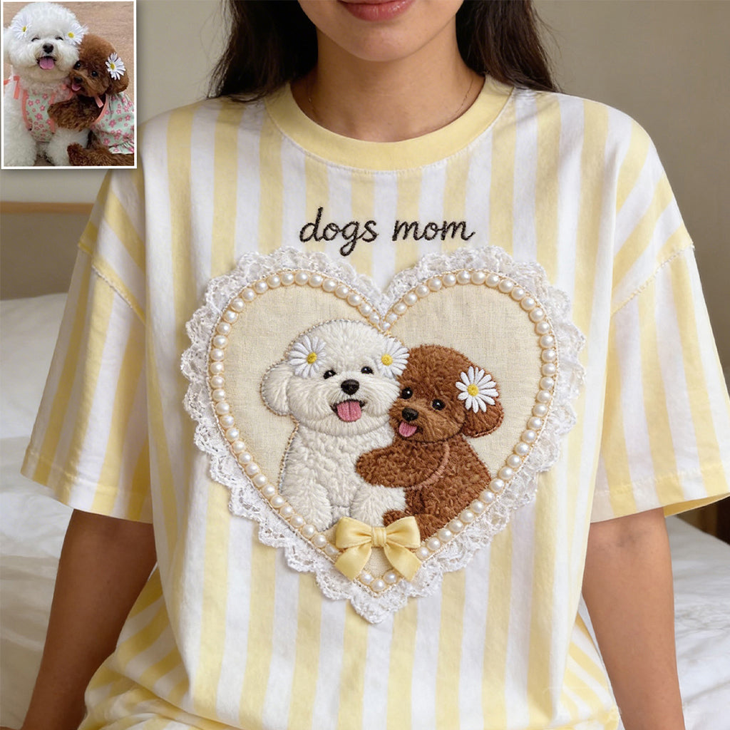 Custom Gift For Fur Mom - Personalized Dog All Over Shirt