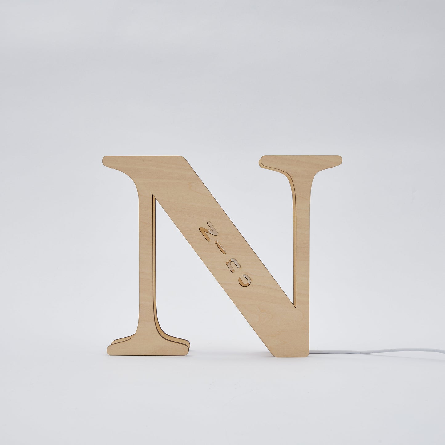 Wooden Letter - Personalized Any Letter With Name Lamp