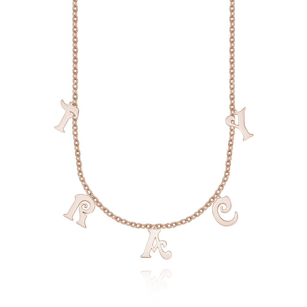 Letter Initials - Personalized Initials Necklace