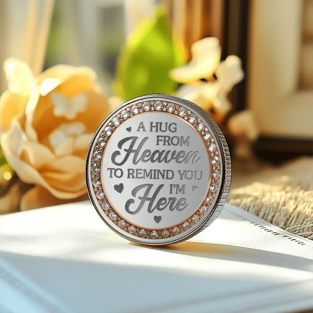 Personalized Pocket Hug Keychain for Gifts & Memorial Use