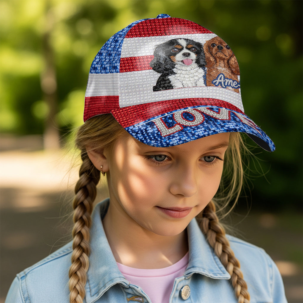 I Love My Dogs - Personalized Dog Classic Cap
