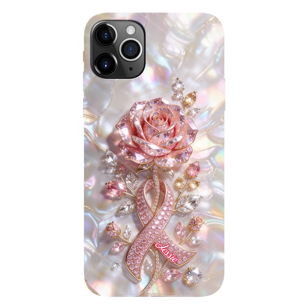 Faith Hope Love - Personalized Breast Cancer Awareness Full Print Phone Case