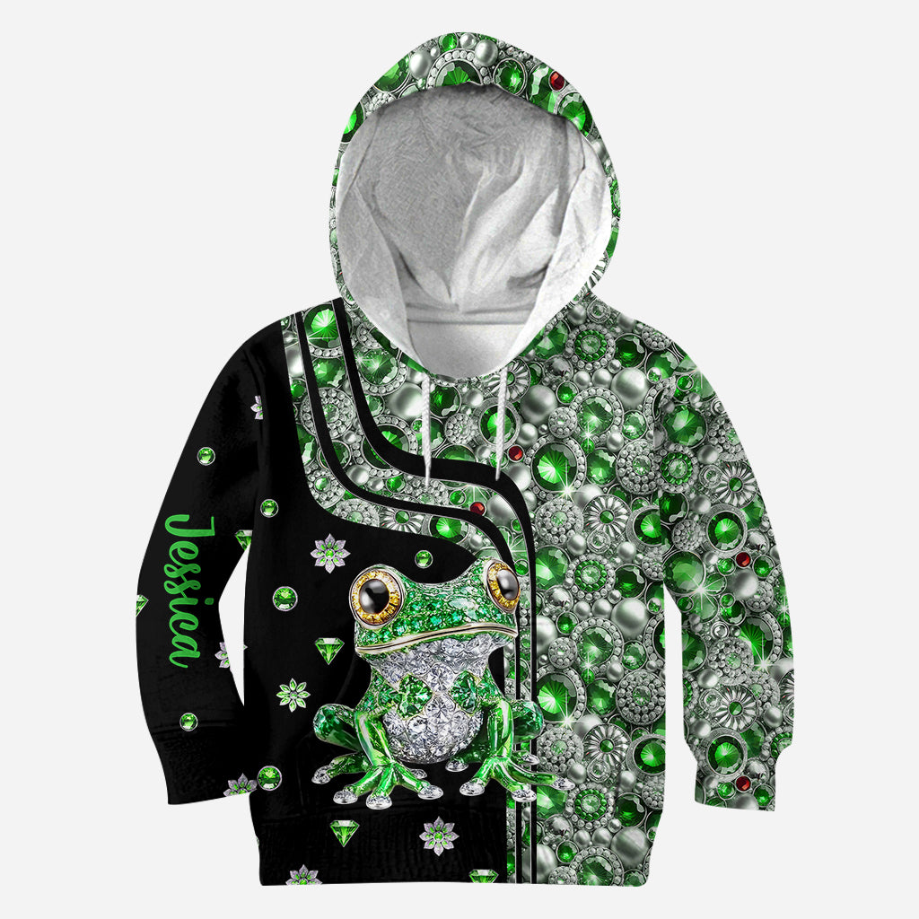 Just A Girl Who Loves Frogs - Personalized Frog Hoodie and Leggings