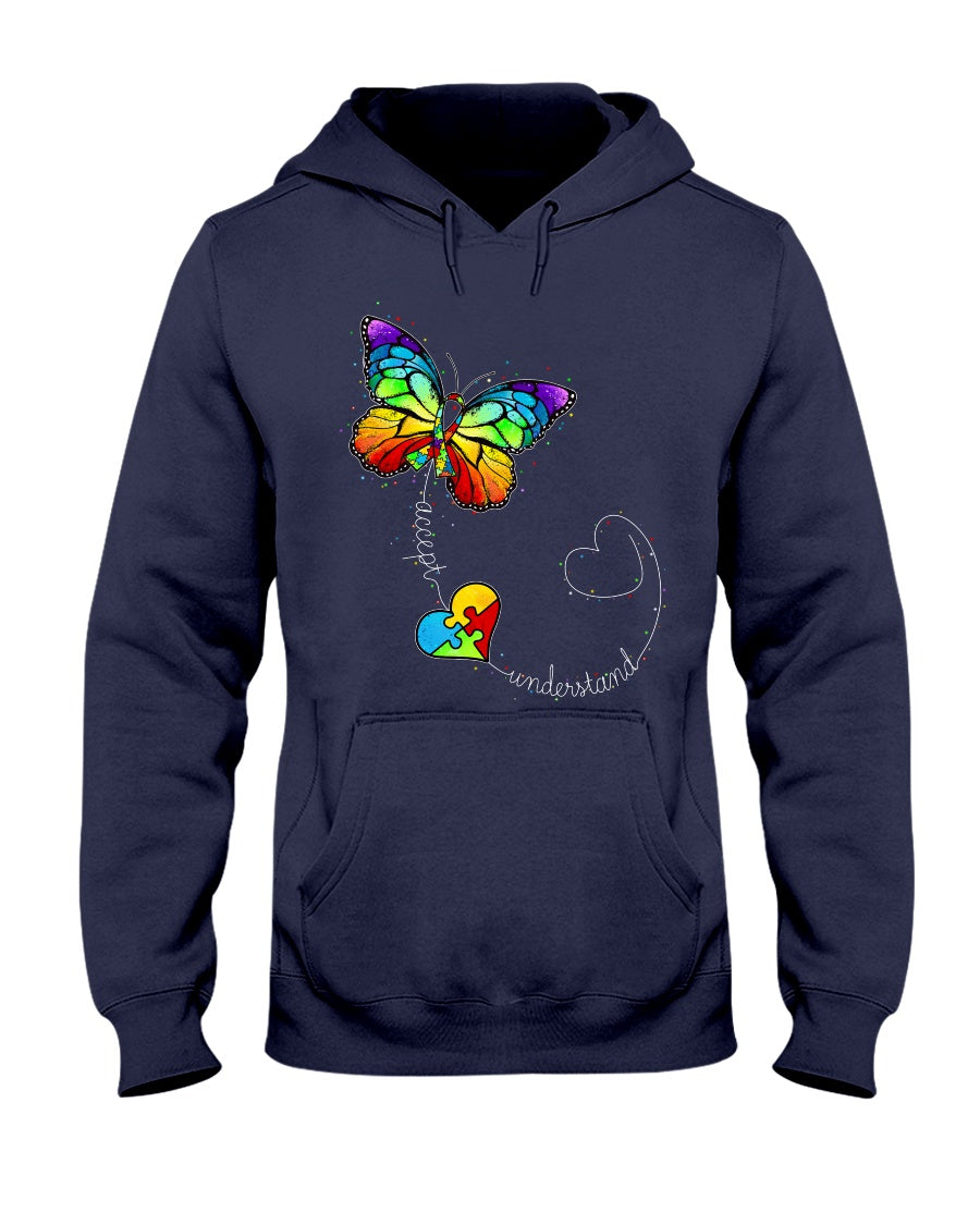 Accept Understand - Autism Autism Awareness T-shirt and Hoodie 0520
