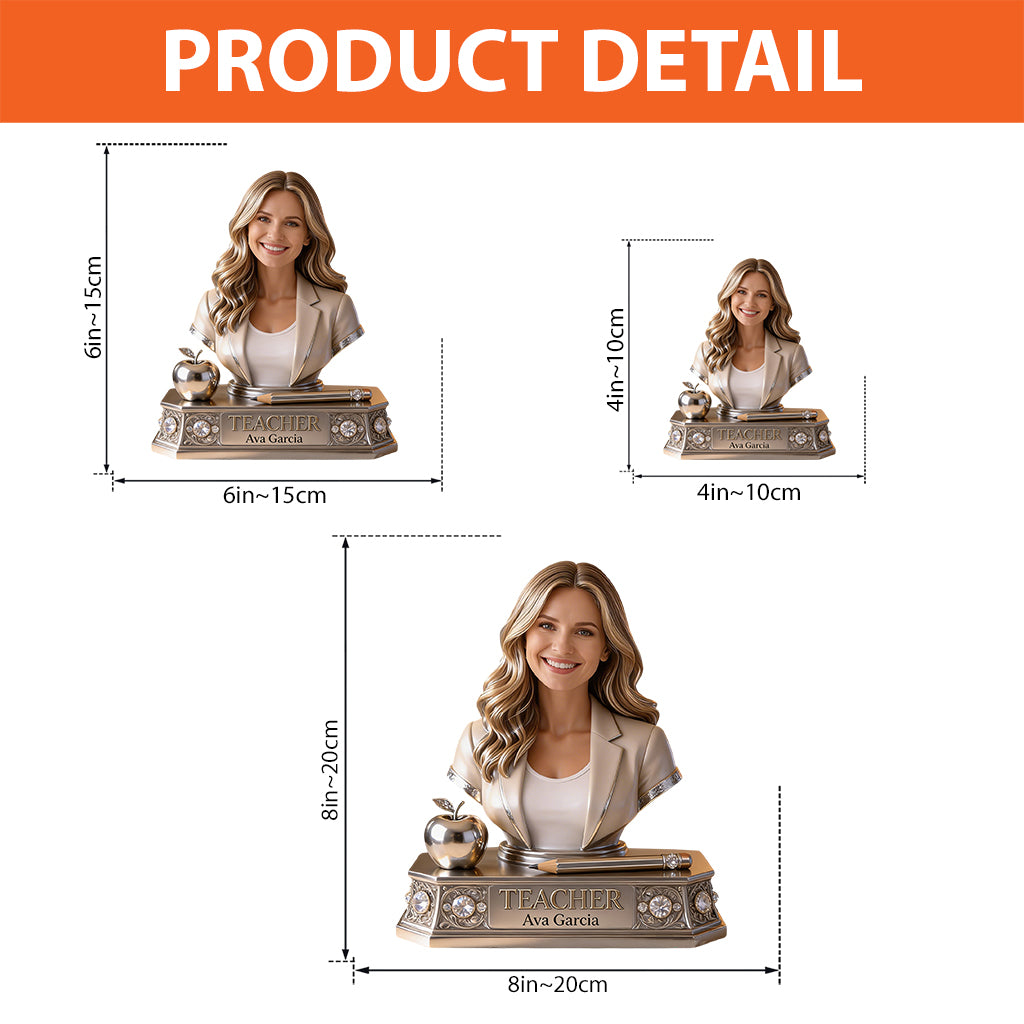 Custom Any Photo - Personalized Teacher Custom Shaped Acrylic Plaque