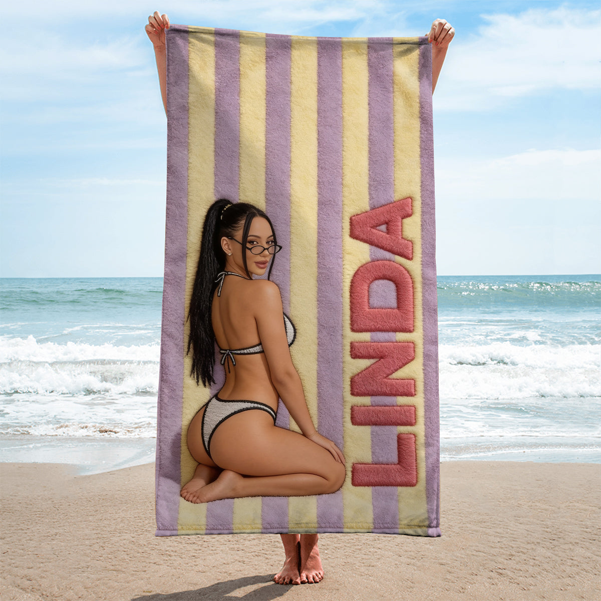 Hello Summer - Personalized Sea Lover Quick-dry Beach Towel/ Bath Towel