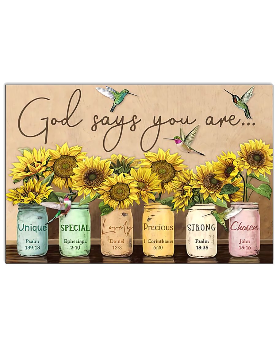 God Says You Are - Autism Awareness Poster 0921