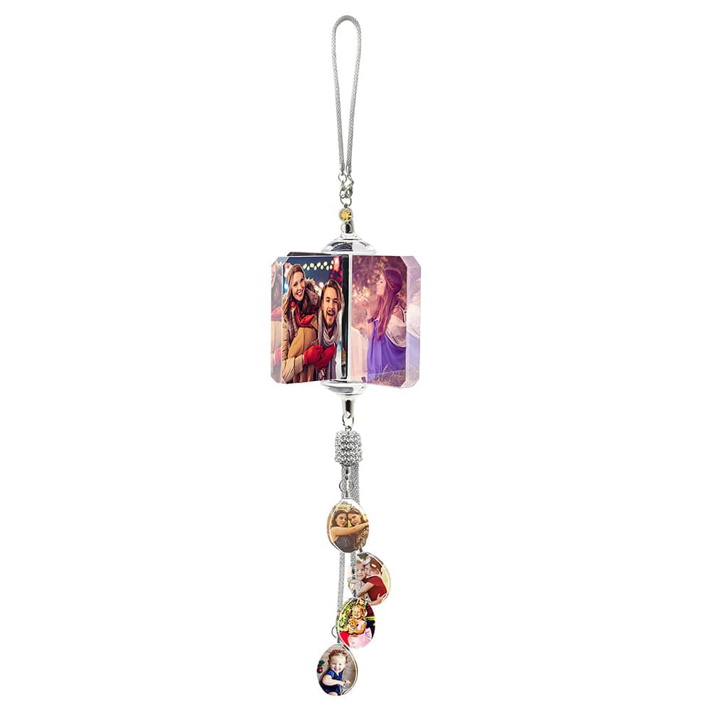 Any Photo - Personalized Couple Any Photo Car Ornament