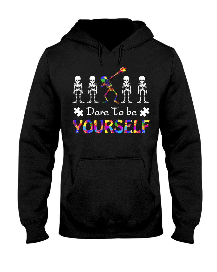 Dare To Be Yourself - Autism Awareness T-shirt and Hoodie 0921