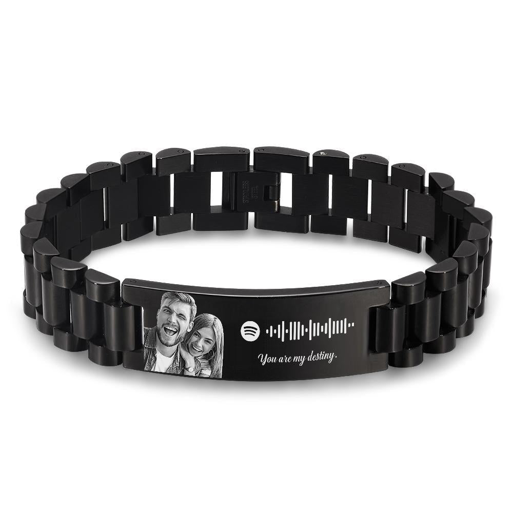 Our Song - Personalized Couple Spotify Code Bracelet
