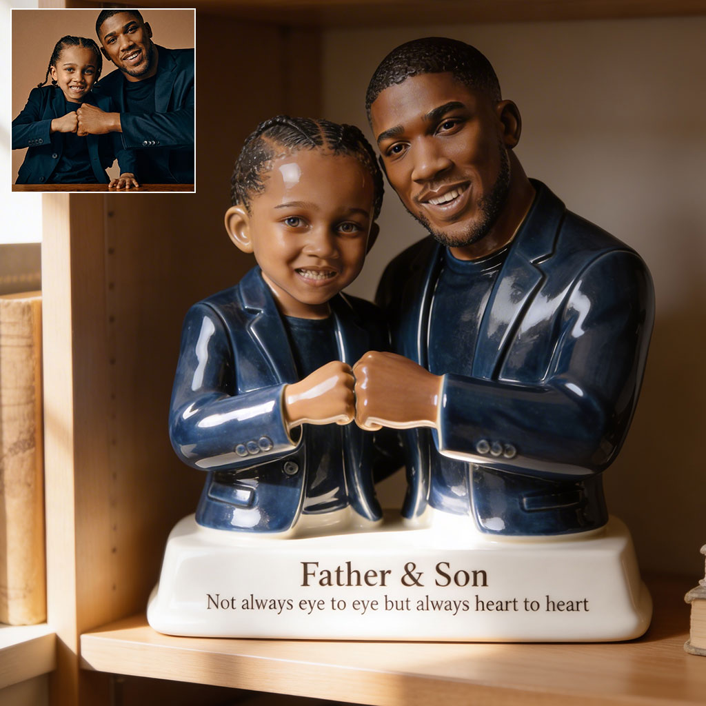 Eternal Bond - Personalized Father Custom Shaped Acrylic Plaque