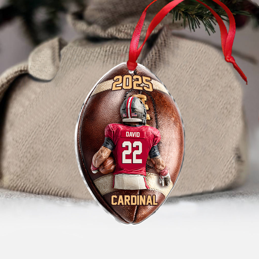 Game Day - Personalized Football Ornament