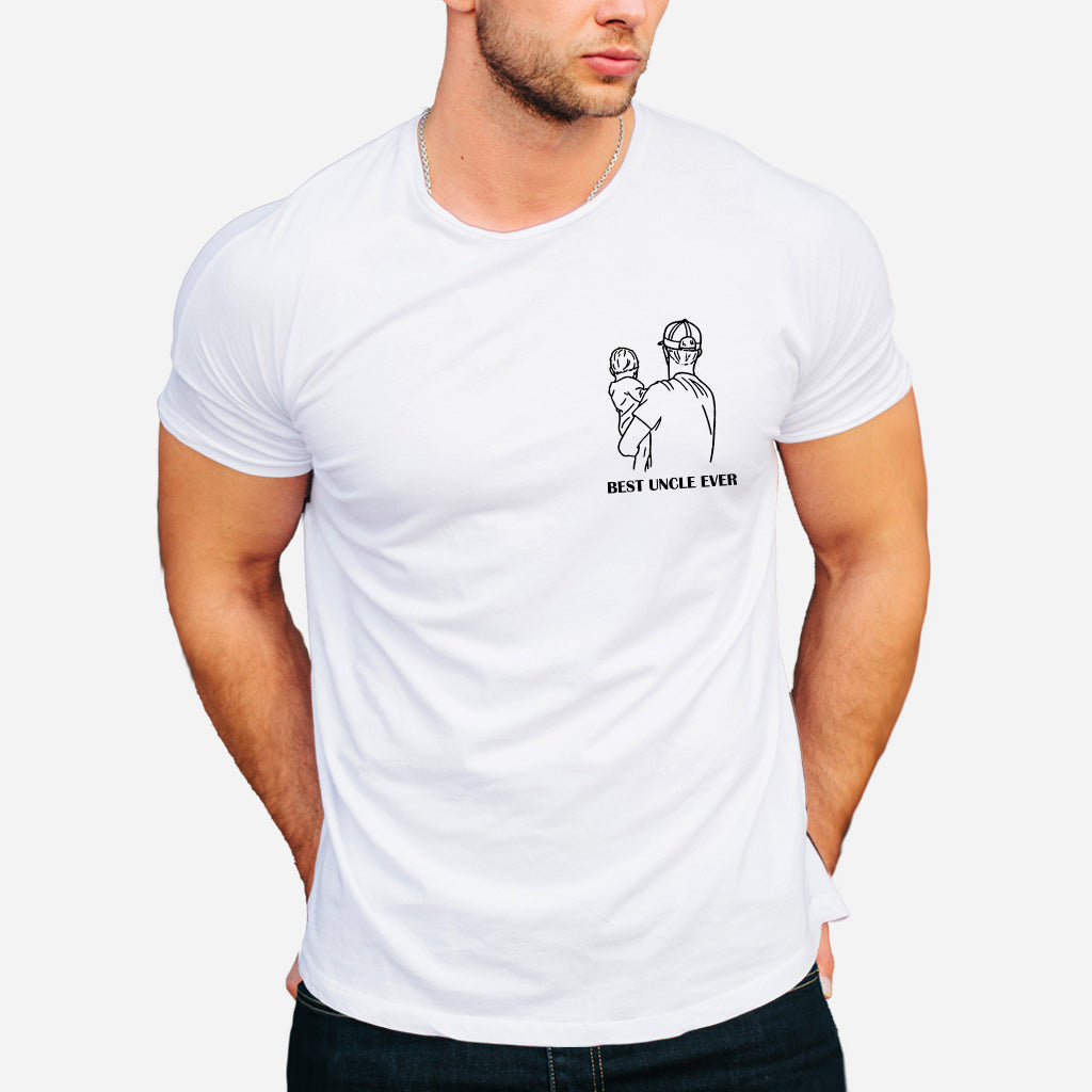Best Uncle Ever - Gift for uncle - Personalized T-shirt And Hoodie