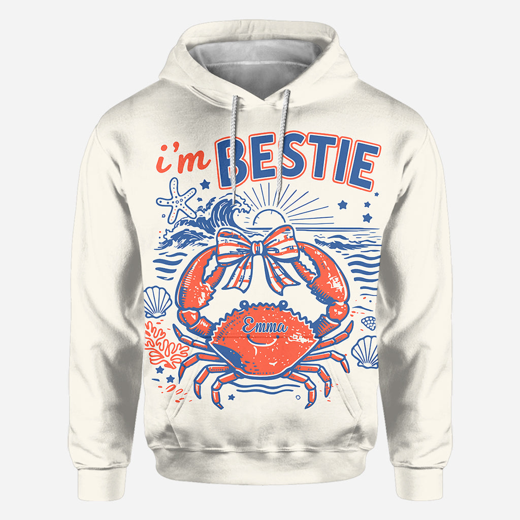 If Crabby Please Return To Bestie - Personalized Bestie All Over Shirt