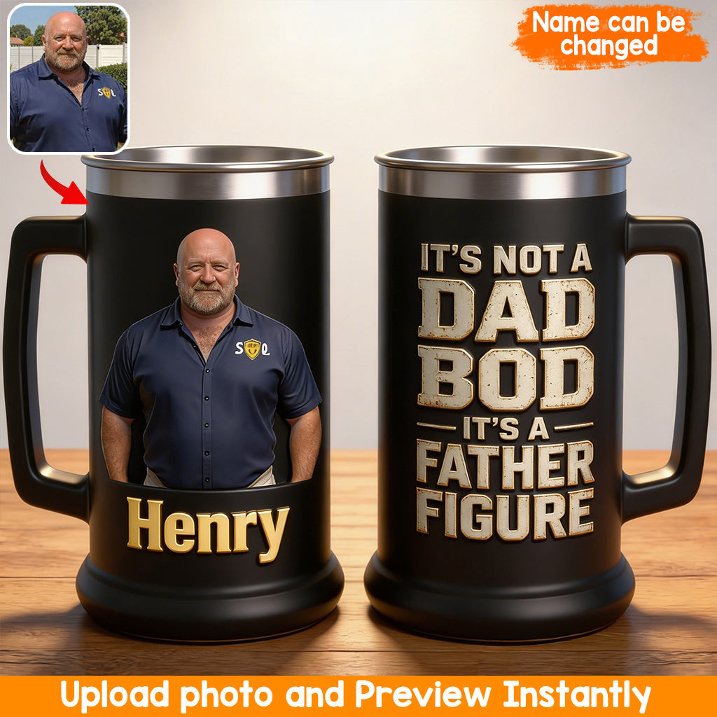 Dad Bod - Personalized Father Beer Stein