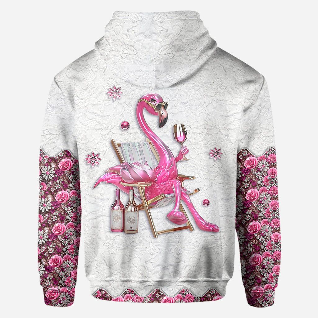 Be a Flamingo In a Flock of Pigeons - Personalized Flamingo All Over Shirt