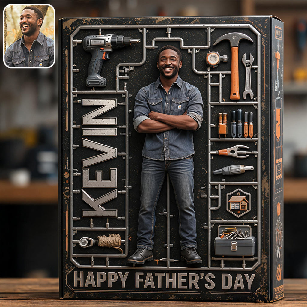 Can Fix Everything - Personalized Father Custom Shaped Acrylic Plaque