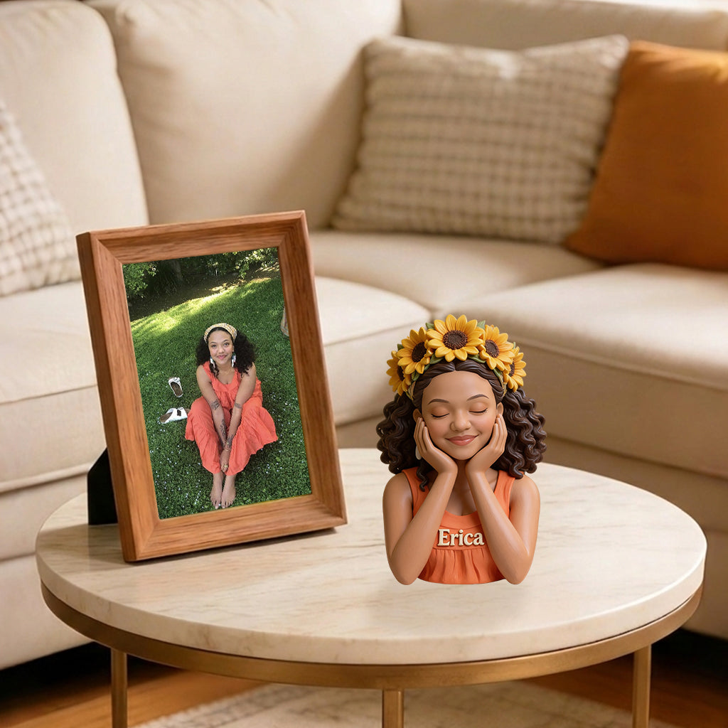 Any Flower Unique Gift - Personalized Self Love Premium 3D Figurine