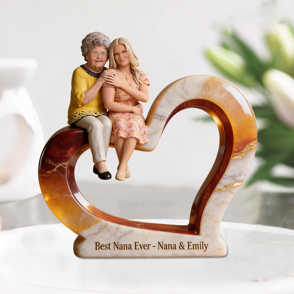 Custom Any Photo Perfect For Mom, Grandma - Personalized Mother Custom Shaped Acrylic Plaque