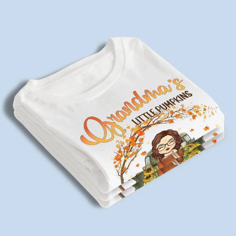 Fall Season Gift for Grandma Personalized T-shirt Sweatshirt Hoodie