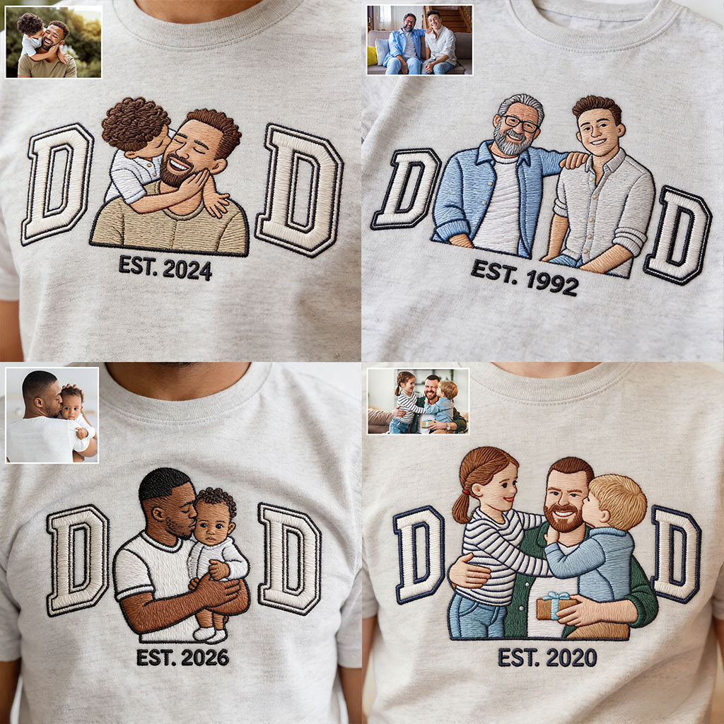 Dad Established - Personalized Father All Over Shirt