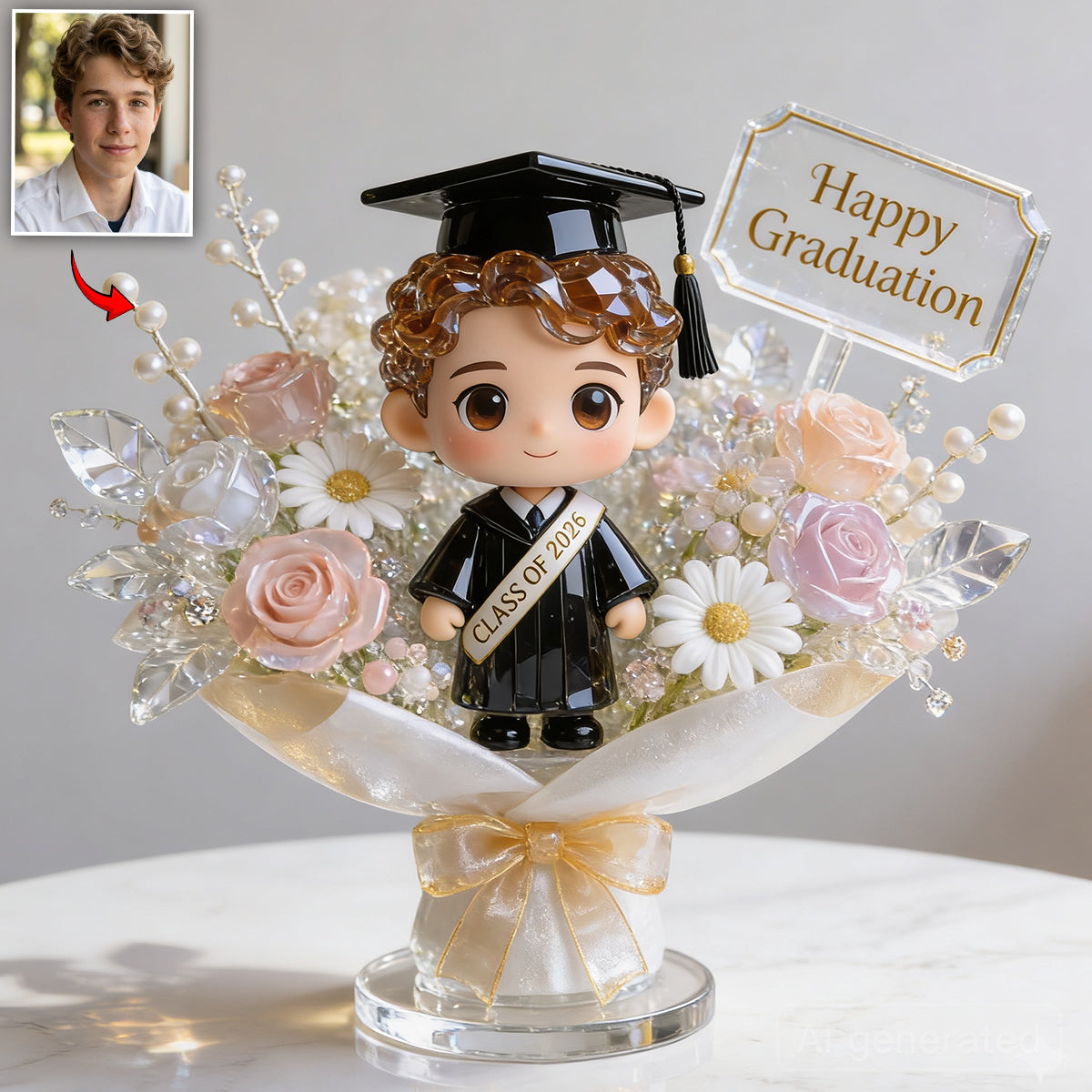 Custom Any Photo - Personalized Graduation Custom Shaped Acrylic Plaque