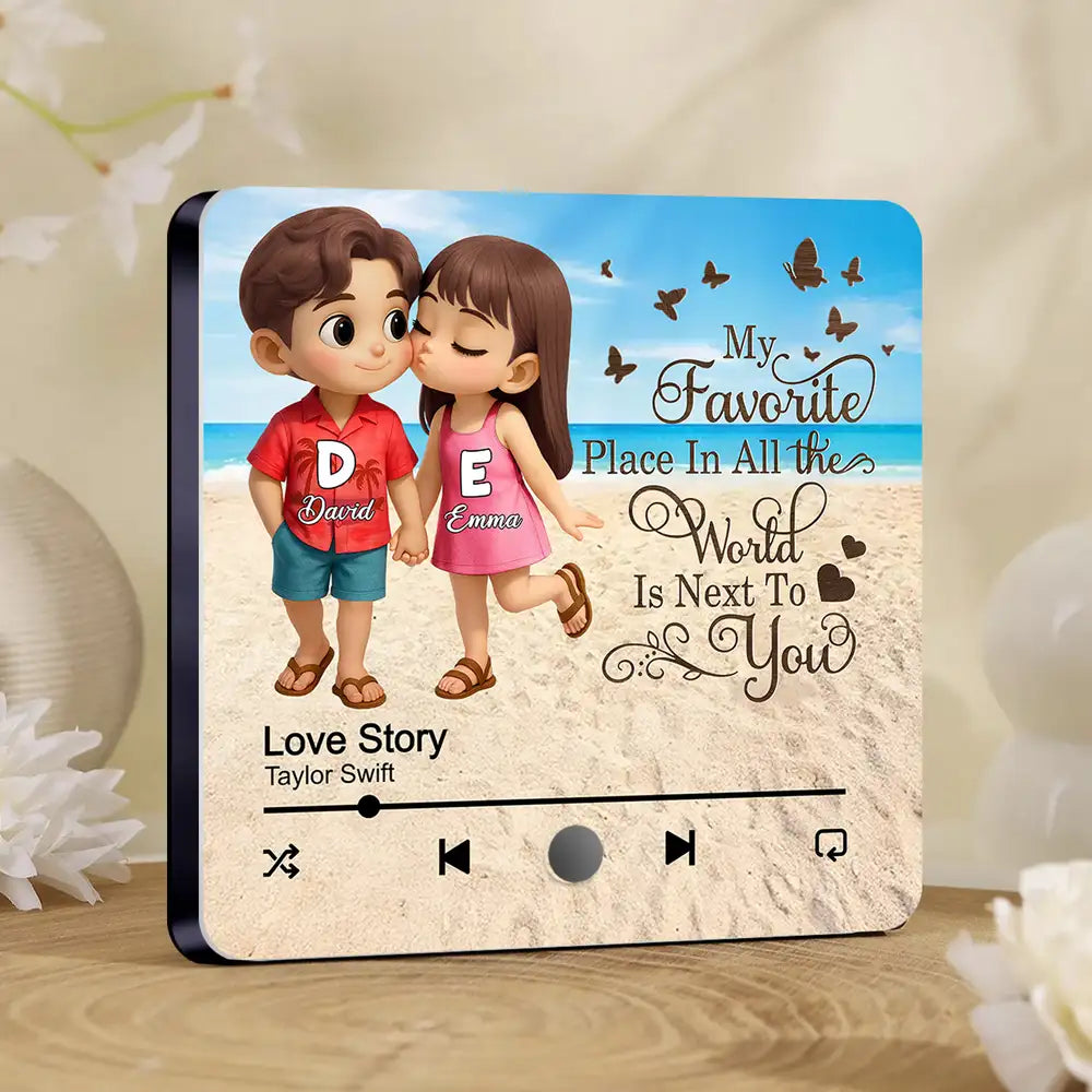 Cute Couple Holding Hands Acrylic Car Hanger, Sweet Love Gift for Her or Him, Personalized Romantic Decor