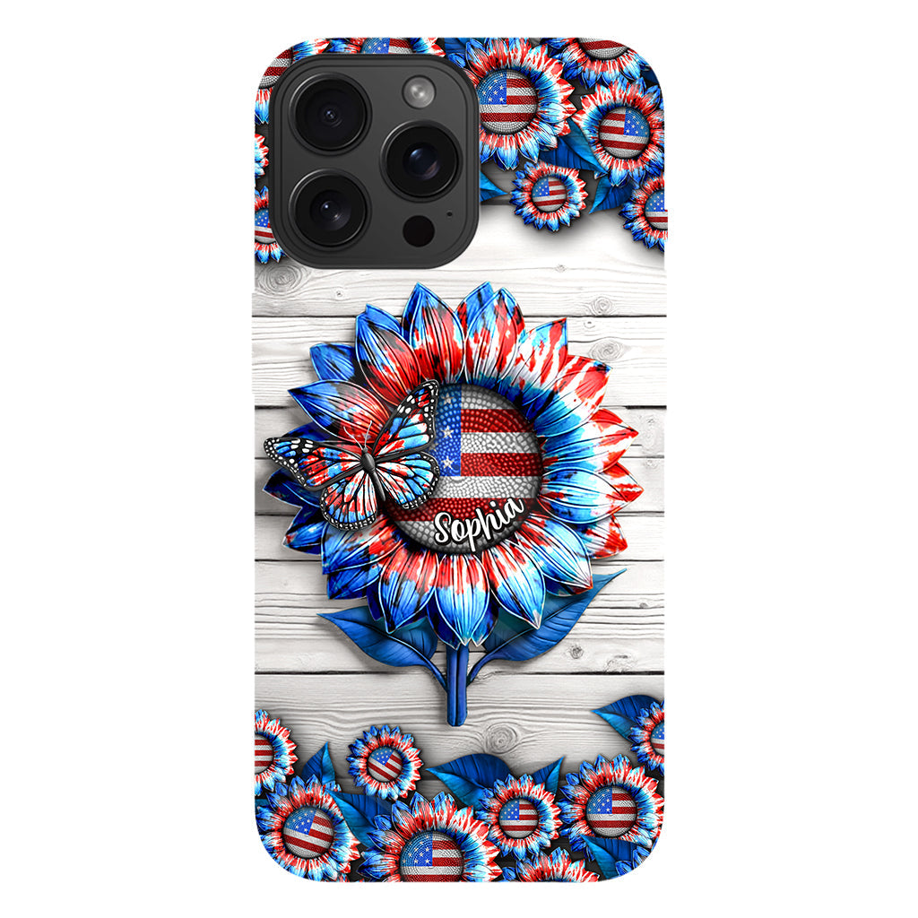 Love America - Personalized Independence Day/ 4th of July Full Print Phone Case