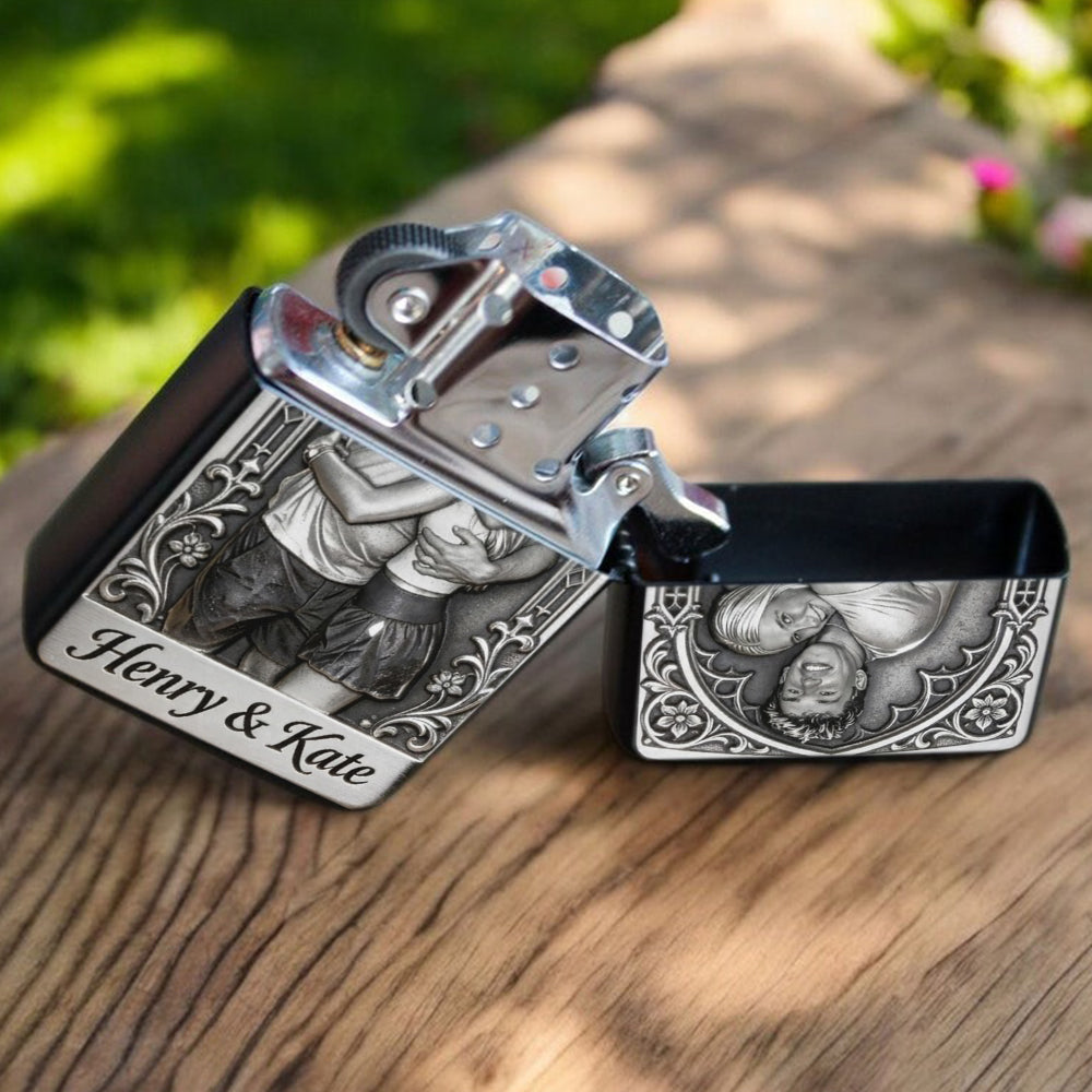Custom Any Photo - Personalized Couple Lighter