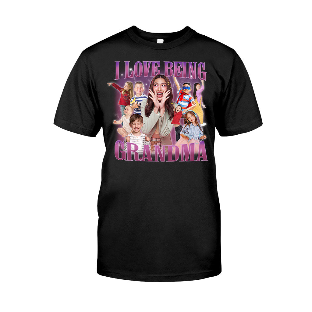I Love Being Grandma/ Nana/ Mimi/ Gigi... - Personalized Grandma T-shirt And Hoodie