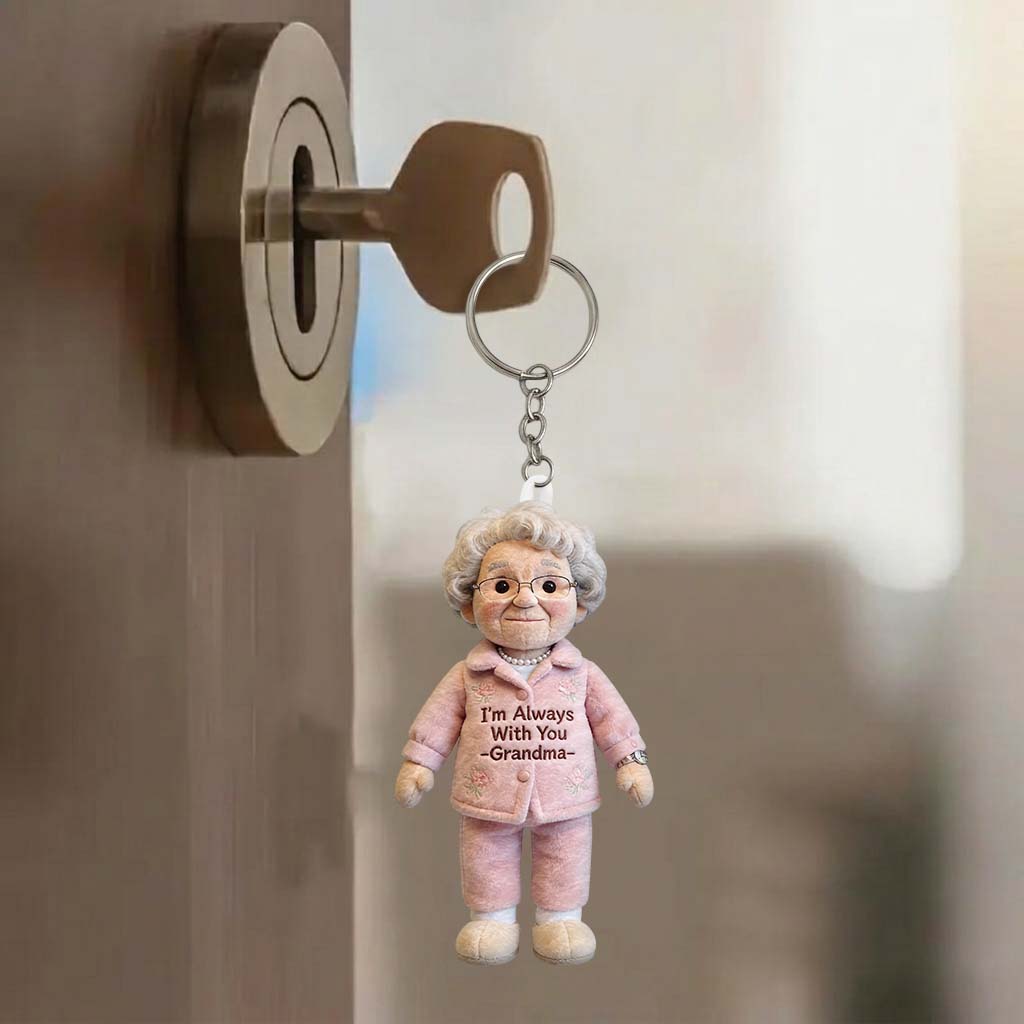 Always With You - Personalized Memorial Plush Keychain