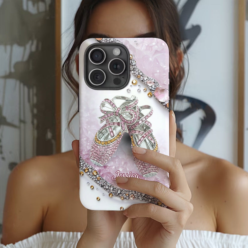 Cute Ballet Shoes - Personalized Ballet Full Print Phone Case