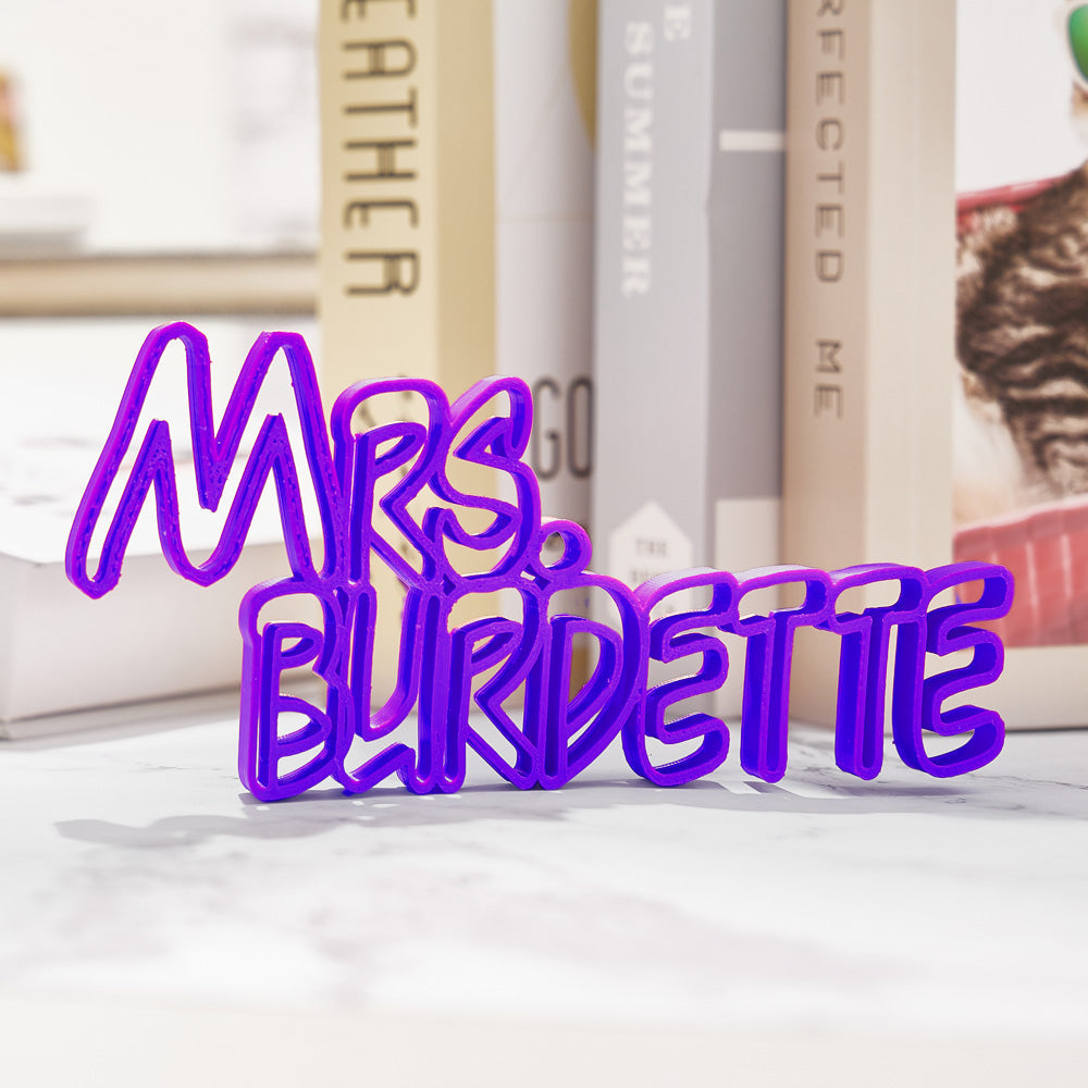Any Name - Personalized Name Plaque