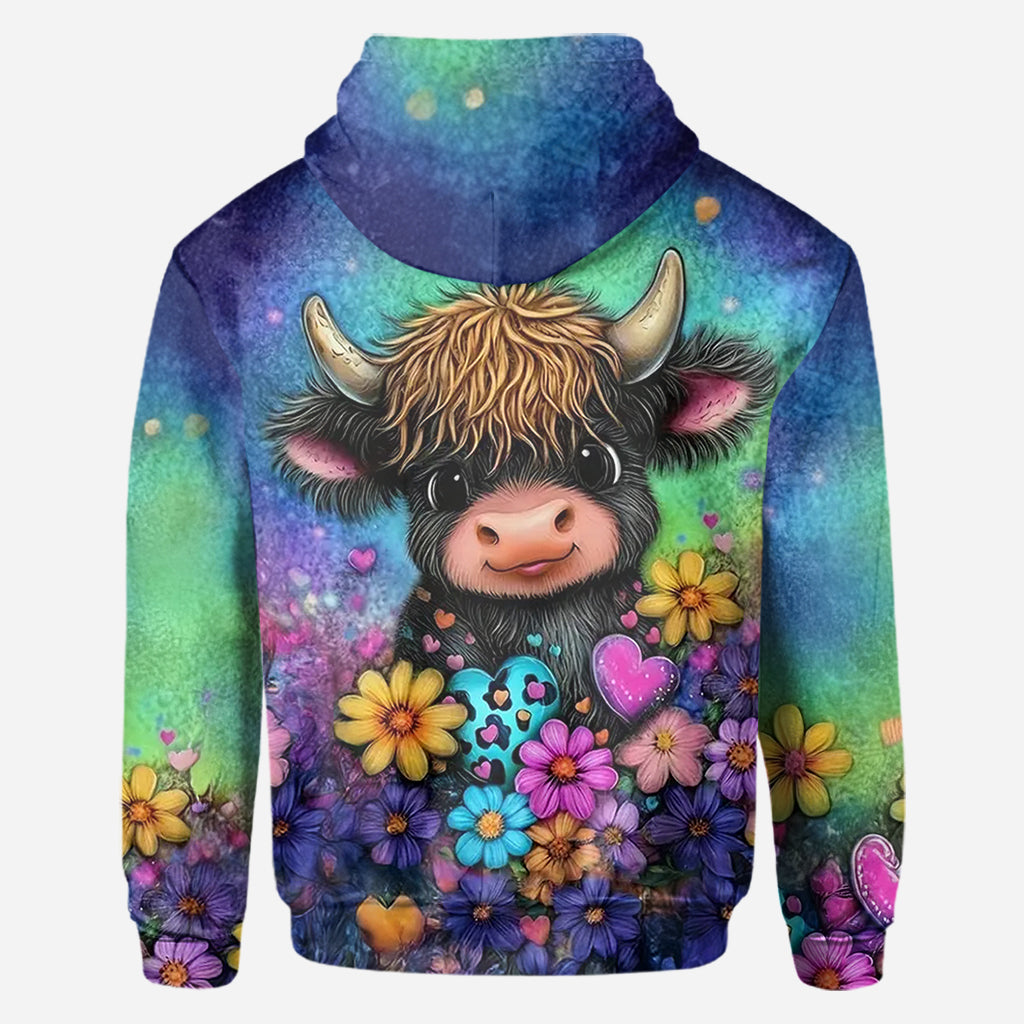 Just A Girl Who Loves Highland Cows - Personalized Highland Cow All Over Shirt