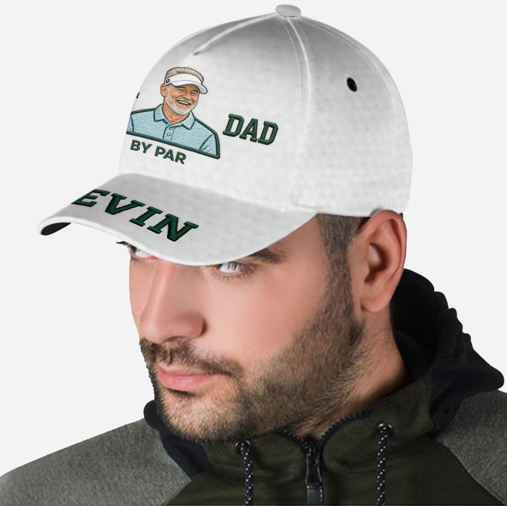 Custom Any Photo Best Dad/Grandpa/Uncle.. - Personalized Golf Classic Cap