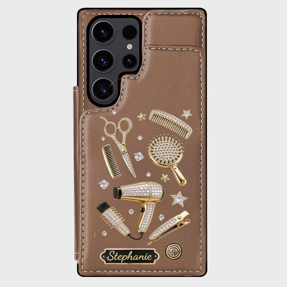 Hairdresser Scissors Salon Decor - Personalized Hairdresser Wallet Phone Case